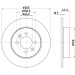 Hella | Bremsscheibe | 8DD 355 103-511