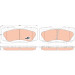 GDB3528 Bremsbelagsatz, Scheibenbremse COTEC