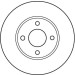 TRW | Bremsscheibe | DF4018