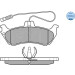 Meyle Bremsbelagsatz, Scheibenbremse MEYLE-ORIGINAL: True to OE 025 231 9017/W