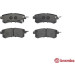Brembo | Bremsbelagsatz, Scheibenbremse | P 56 082