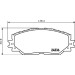 Hella | Bremsbelagsatz, Scheibenbremse | 8DB 355 006-861