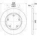 Hella | Bremsscheibe | 8DD 355 122-781