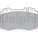 Delphi | Bremsbelagsatz, Scheibenbremse | LP1828 Delphi | Bremsbelagsatz, Scheibenbremse | LP1828