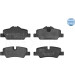 025 259 8016 Bremsbelagsatz, Scheibenbremse MEYLE-ORIGINAL: True to OE.