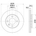 Hella | Bremsscheibe | 8DD 355 104-211