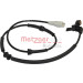 Metzger | Sensor, Raddrehzahl | 09001542 Metzger | Sensor, Raddrehzahl | 09001542