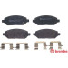 Brembo | Bremsbelagsatz, Scheibenbremse | P 59 088 Brembo | Bremsbelagsatz, Scheibenbremse | P 59 088