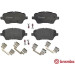 Brembo | Bremsbelagsatz, Scheibenbremse | P 24 151 Brembo | Bremsbelagsatz, Scheibenbremse | P 24 151