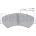 Delphi | Bremsbelagsatz, Scheibenbremse | LP2492 Delphi | Bremsbelagsatz, Scheibenbremse | LP2492