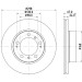 Hella | Bremsscheibe | 8DD 355 125-451 Hella | Bremsscheibe | 8DD 355 125-451