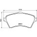 Hella | Bremsbelagsatz, Scheibenbremse | 8DB 355 009-761 Hella | Bremsbelagsatz, Scheibenbremse | 8DB 355 009-761