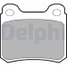 Delphi | Bremsbelagsatz, Scheibenbremse | LP915 Delphi | Bremsbelagsatz, Scheibenbremse | LP915