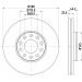 Hella | Bremsscheibe | 8DD 355 128-011