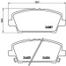 Brembo | Bremsbelagsatz, Scheibenbremse | P 28 037 Brembo | Bremsbelagsatz, Scheibenbremse | P 28 037