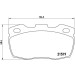 Brembo | Bremsbelagsatz, Scheibenbremse | P 44 015 Brembo | Bremsbelagsatz, Scheibenbremse | P 44 015