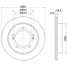 Hella | Bremsscheibe | 8DD 355 104-771