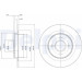 Delphi | Bremsscheibe | BG3743 Delphi | Bremsscheibe | BG3743