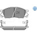 Meyle | Bremsbelagsatz, Scheibenbremse | 025 246 4815/W
