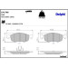 Delphi Bremsbelagsatz, Scheibenbremse LP1796