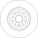 DF4350S Bremsscheibe TRW SINGLE DF4350S Bremsscheibe TRW SINGLE
