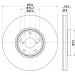 Hella | Bremsscheibe | 8DD 355 129-831