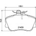Hella | Bremsbelagsatz, Scheibenbremse | 8DB 355 018-041