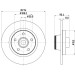 Hella | Bremsscheibe | 8DD 355 123-421