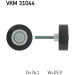 SKF | Umlenk-/Führungsrolle, Keilrippenriemen | VKM 31044 SKF | Umlenk-/Führungsrolle, Keilrippenriemen | VKM 31044