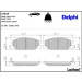 Delphi Bremsbelagsatz, Scheibenbremse LP629