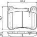BOSCH | Bremsbelagsatz, Scheibenbremse | 0 986 494 166