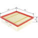 BOSCH F 026 400 379 Luftfilter BOSCH F 026 400 379 Luftfilter