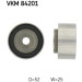 SKF | Umlenk-/Führungsrolle, Zahnriemen | VKM 84201 SKF | Umlenk-/Führungsrolle, Zahnriemen | VKM 84201