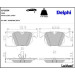 Delphi Bremsbelagsatz, Scheibenbremse LP1834