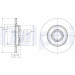 Delphi | Bremsscheibe | BG3416