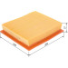 BOSCH 1 457 433 023 Luftfilter BOSCH 1 457 433 023 Luftfilter
