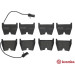Brembo | Bremsbelagsatz, Scheibenbremse | P 85 078 Brembo | Bremsbelagsatz, Scheibenbremse | P 85 078