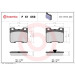 Brembo | Bremsbelagsatz, Scheibenbremse | P 61 059 Brembo | Bremsbelagsatz, Scheibenbremse | P 61 059