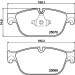 Hella | Bremsbelagsatz, Scheibenbremse | 8DB 355 021-141