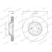 Ferodo | Bremsscheibe | DDF2521C-1 Ferodo | Bremsscheibe | DDF2521C-1