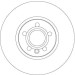 DF4310S Bremsscheibe TRW SINGLE