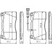 BOSCH | Bremsbelagsatz, Scheibenbremse | 0 986 424 577