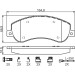 0 986 494 624 Bremsbelagsatz, Scheibenbremse