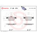 Brembo Bremsbelagsatz, Scheibenbremse PRIME LINE P 24 175