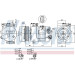 Nissens | Kompressor, Klimaanlage | 890643 Nissens | Kompressor, Klimaanlage | 890643