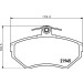 Hella | Bremsbelagsatz, Scheibenbremse | 8DB 355 018-251 Hella | Bremsbelagsatz, Scheibenbremse | 8DB 355 018-251