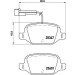 Brembo | Bremsbelagsatz, Scheibenbremse | P 23 146 Brembo | Bremsbelagsatz, Scheibenbremse | P 23 146