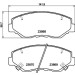 Hella | Bremsbelagsatz, Scheibenbremse | 8DB 355 010-231