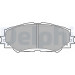 Delphi | Bremsbelagsatz, Scheibenbremse | LP2002 Delphi | Bremsbelagsatz, Scheibenbremse | LP2002