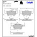 Delphi Bremsbelagsatz, Scheibenbremse LP2168